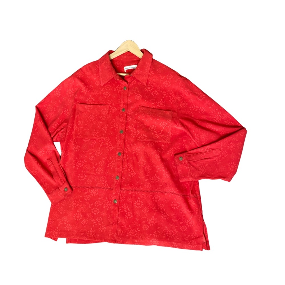 Alfred Dunner vintage paisley jacket/ shirt